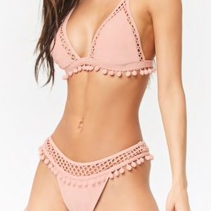 NWT NW Blush Pom Pom Bikini
